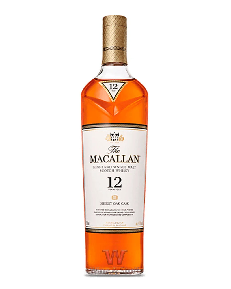 Macallan Sherry Oak Whiskey 12 Years